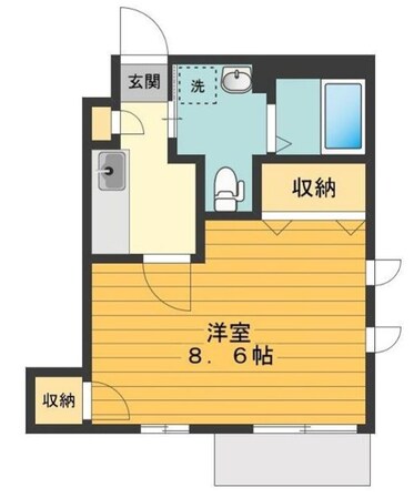 ミーナス片倉の物件間取画像